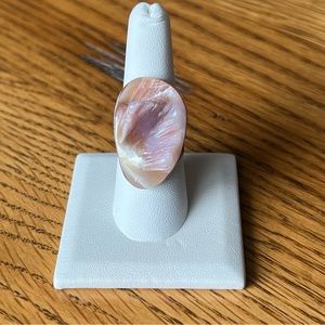 ⭐️ Natural Stone Sterling Silver NF 925 ring Size 8.25